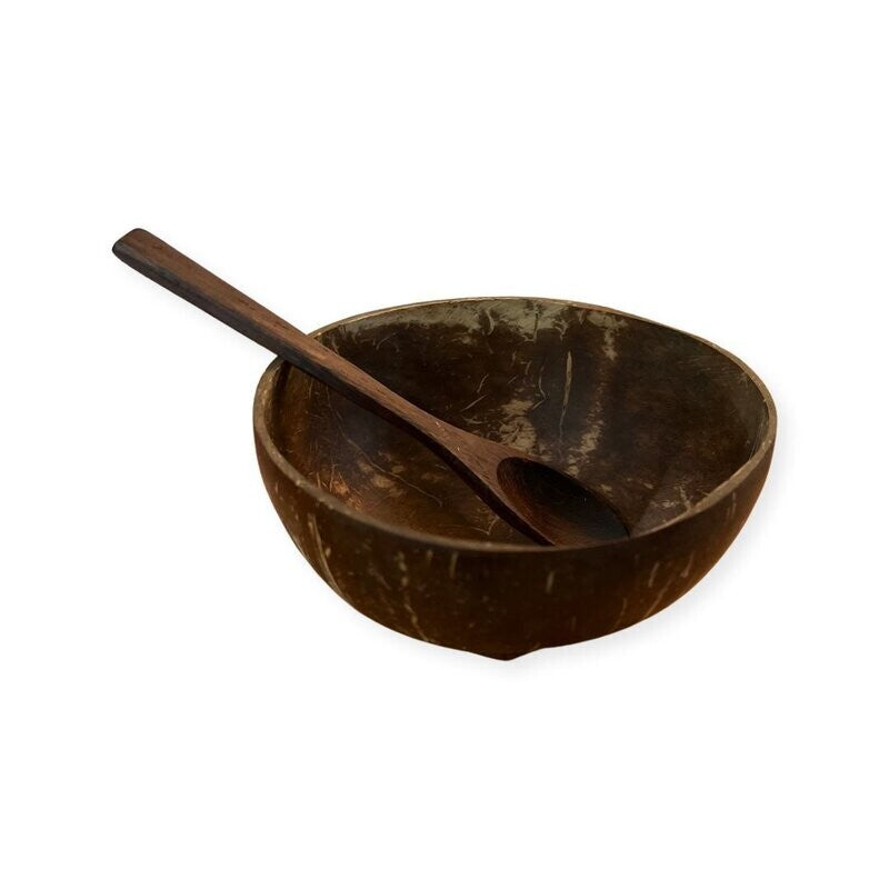 Bowl - Coconut with spoon set