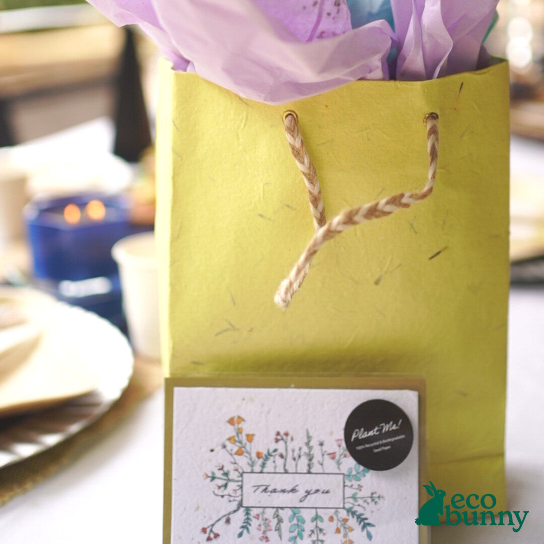 Gifting - Gift Bag, Plantable with Seeded tissue paper included