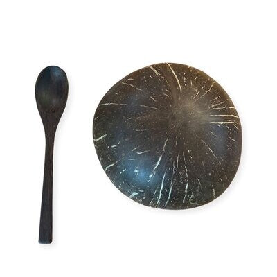 Bowl - Coconut with spoon set