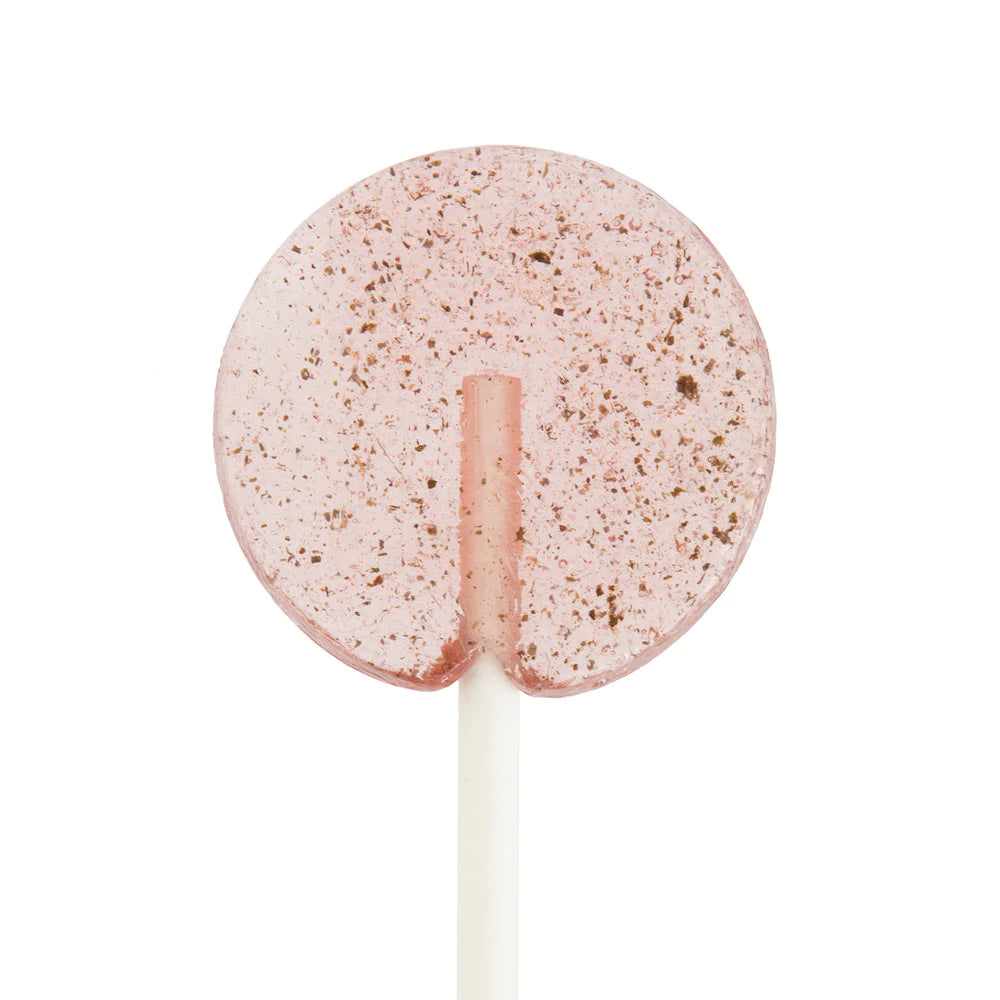 "You're the Sweetest" card with Lollipop/ Plantable Stick:  Strawberry & Basil